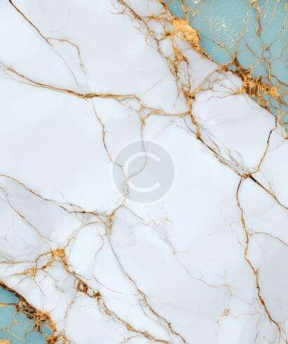 White marble with gold veining