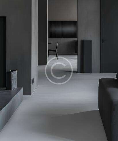 Contemporary grey large-format tile